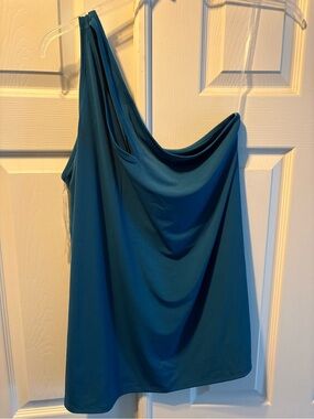 Teal One-Shoulder Women's top